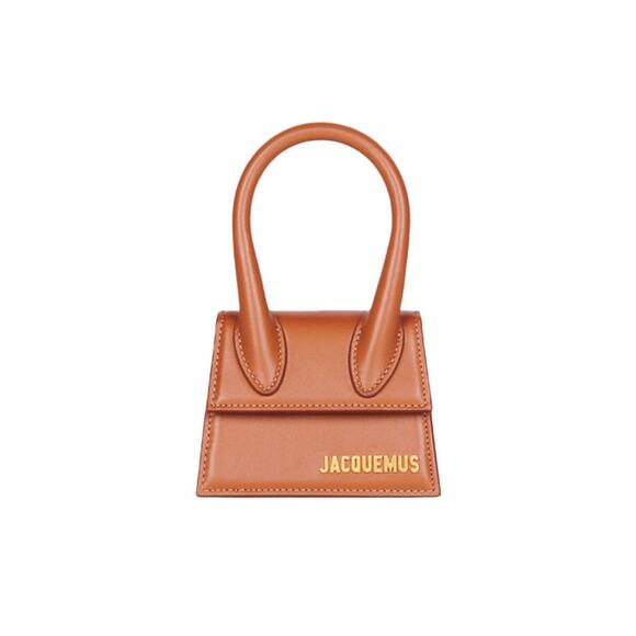 Jacquemus Leather Le Chiquito Mini Handbag Brown